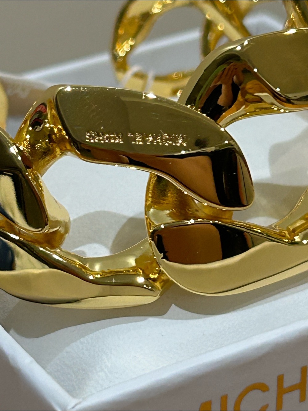Michael Kors - Gold Chunky Chain Bracelet for Women NWT - Picture 12 of 12